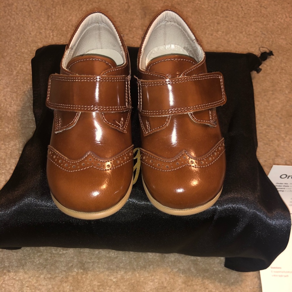 Itty Bitty Toes Gjhergjani Leather Oxfords